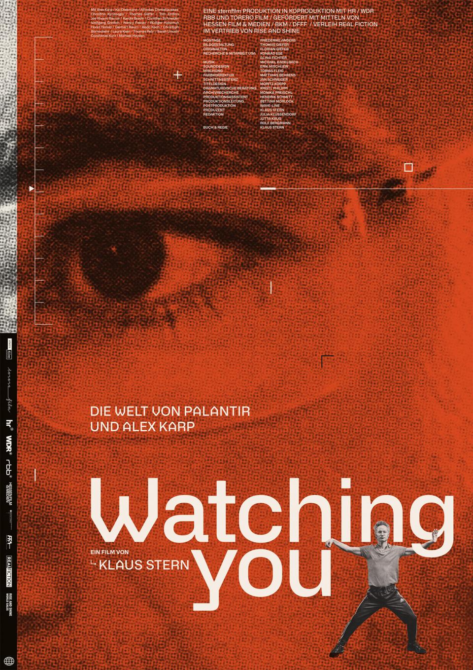 Filmplakat WATCHING YOU - Die umstrittene Datenanalyse-Software GOTHAM