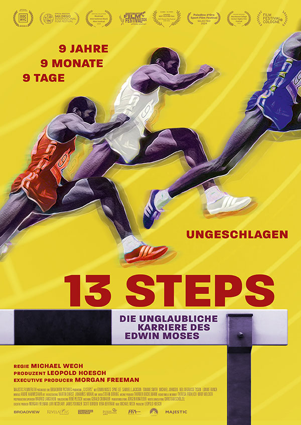 Filmplakat 13 Steps - Die unglaubliche Karriere von Edwin Moses