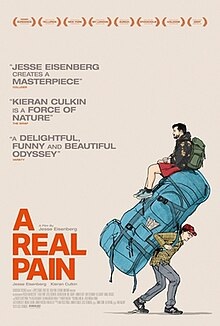 Filmplakat A REAL PAIN - engl. OmU