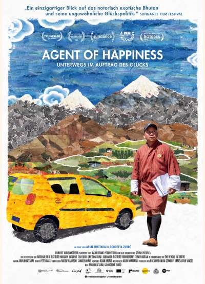 Filmplakat AGENT OF HAPPINESS - Unterwegs im Auftrag des Glücks