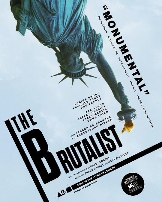 Filmplakat Der Brutalist - THE BRUTALIST - engl. OmU