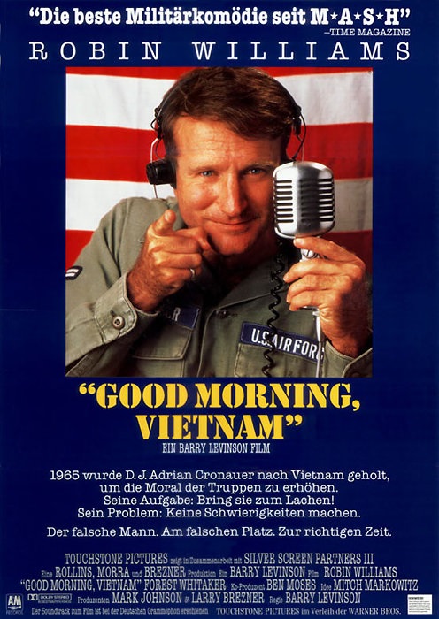 Filmplakat GOOD MORNING VIETNAM - engl. OmU