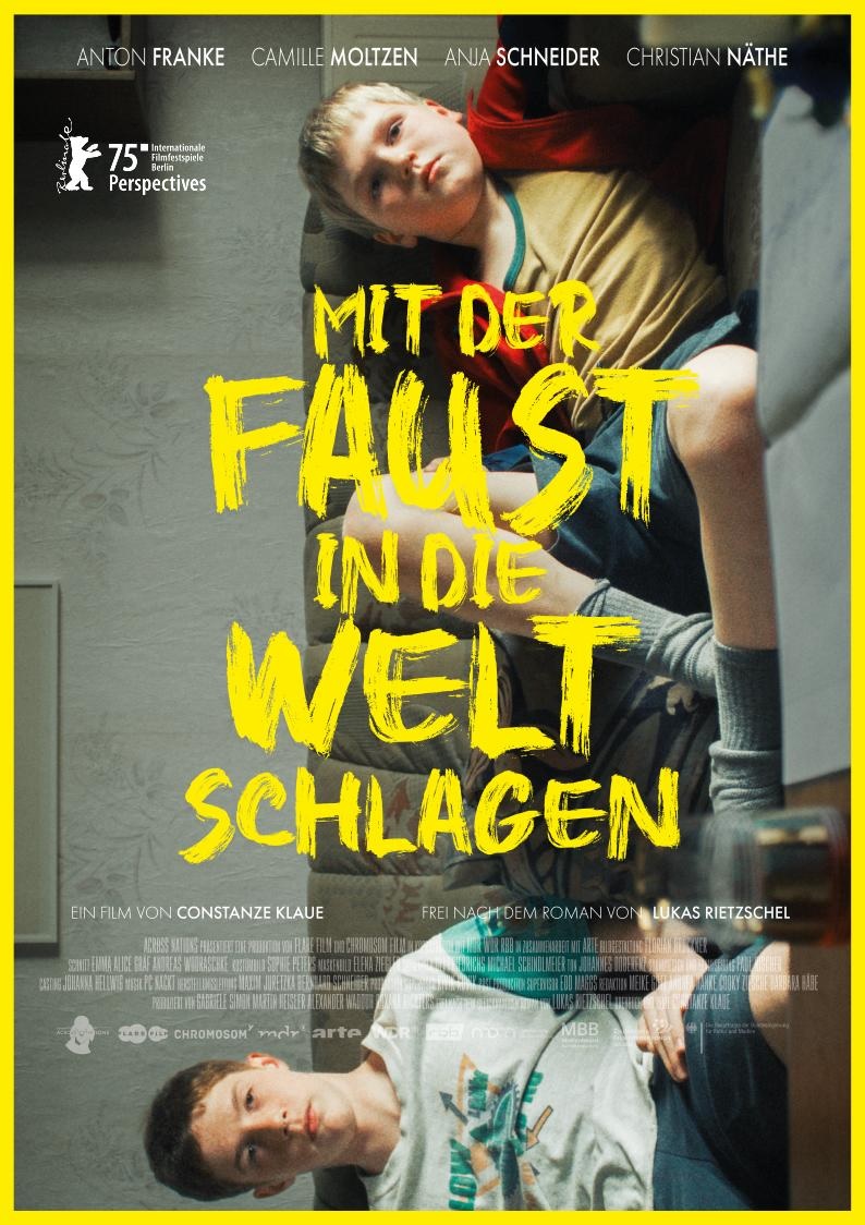 Filmplakat Mit der Faust in die Welt schlagen