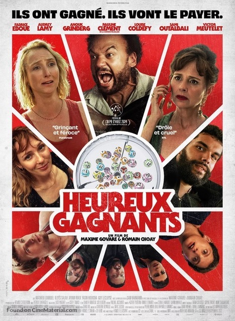 Filmplakat SECHS RICHTIGE - HEUREUX GAGNANTS - franz. OmU