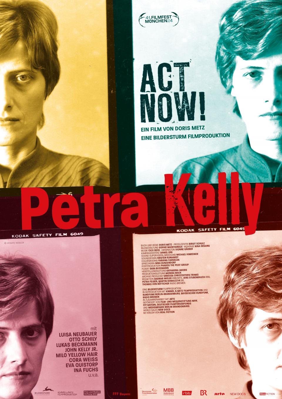 Filmplakat Petra Kelly - Act Now! 